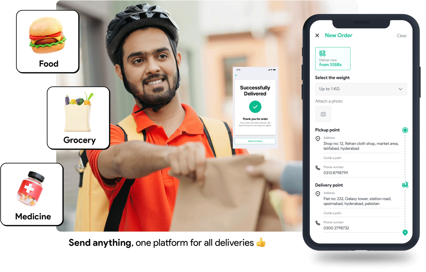 delivery app in Hyderabad